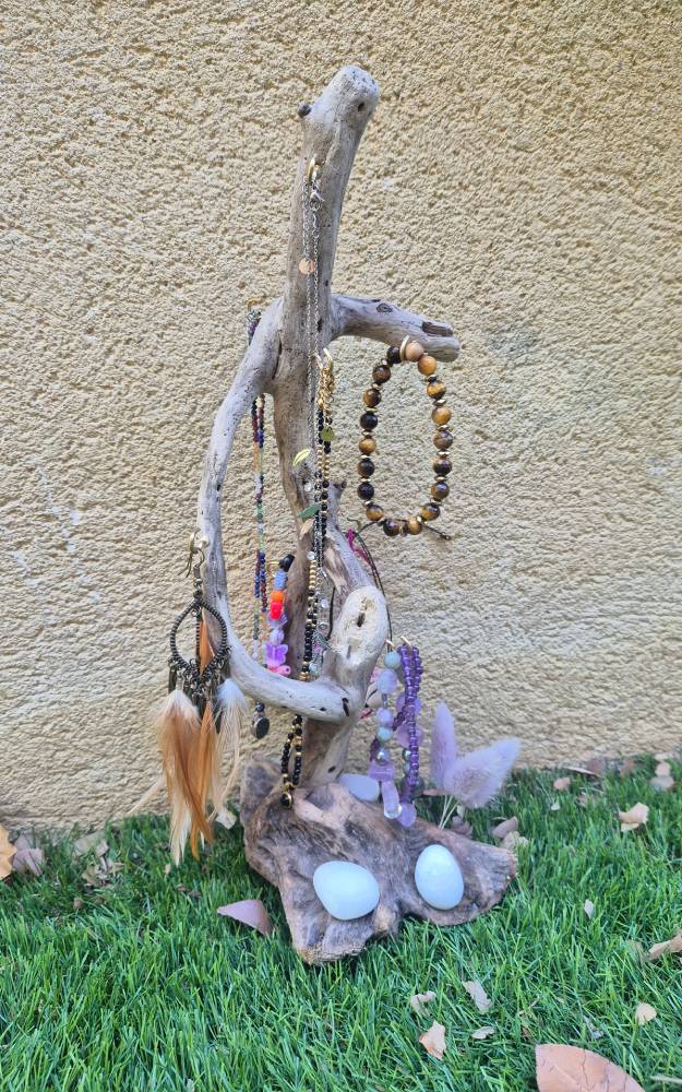 Arbre à bijoux coquillages