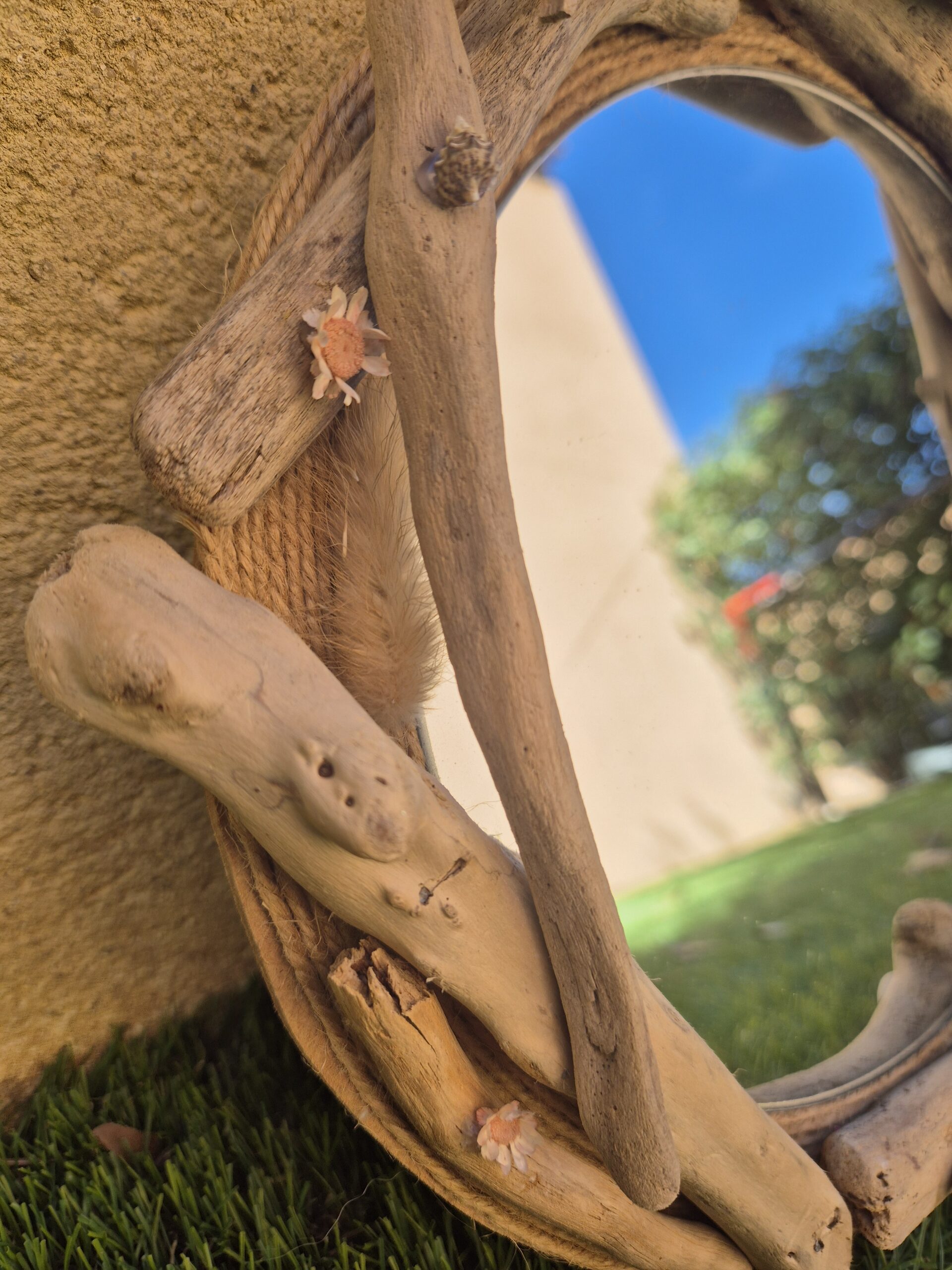 Petit miroir bois flotté – Image 7