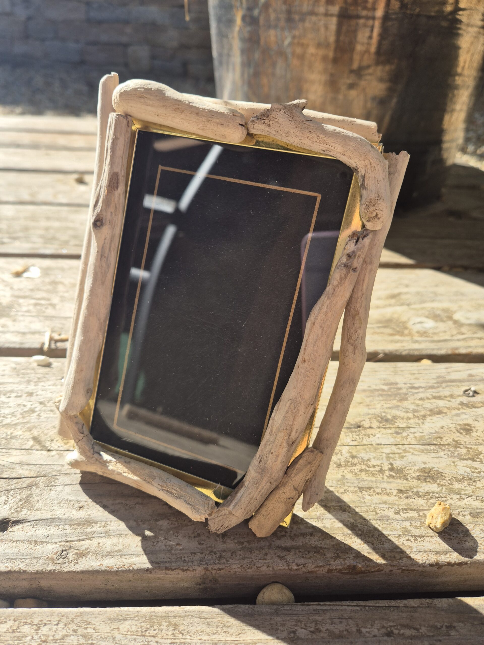 Petit cadre bois flotté