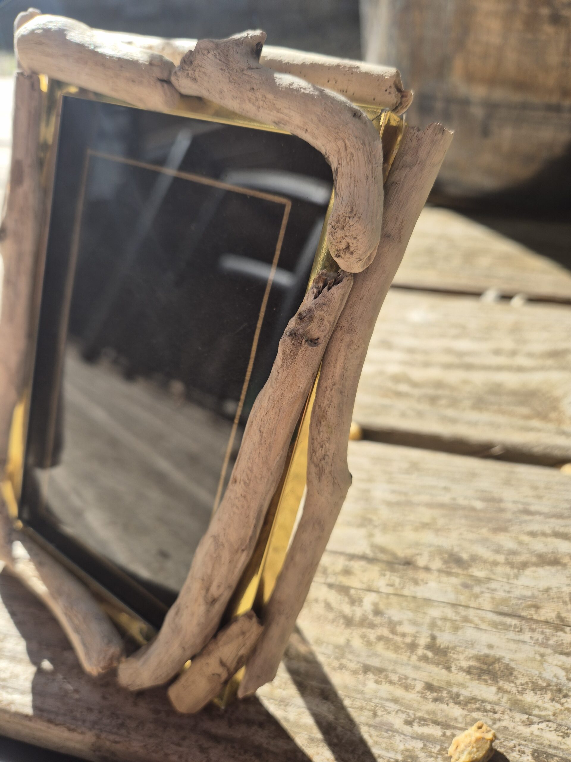 Petit cadre bois flotté