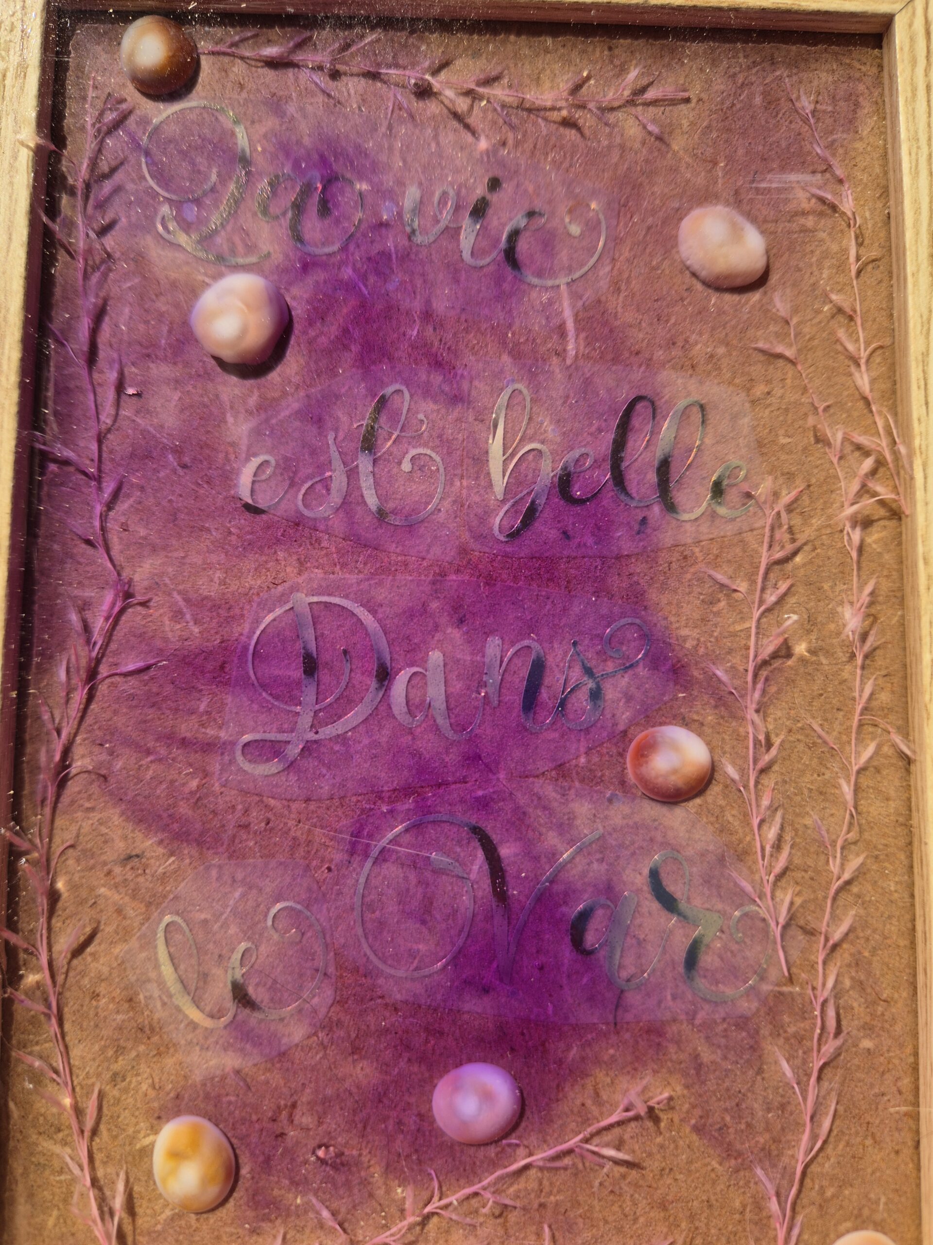 Petit cadre résine époxy – Image 3